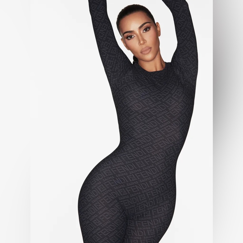 Fendi x Skims Full Body Onesie NWT Small